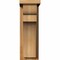 Ekena Millwork Yorktown Rough Sawn Corbel w/Backplate, Western Red Cedar, 6"W x 10"D x 18"H COR06X10X18YOR01RWR - alternate 2